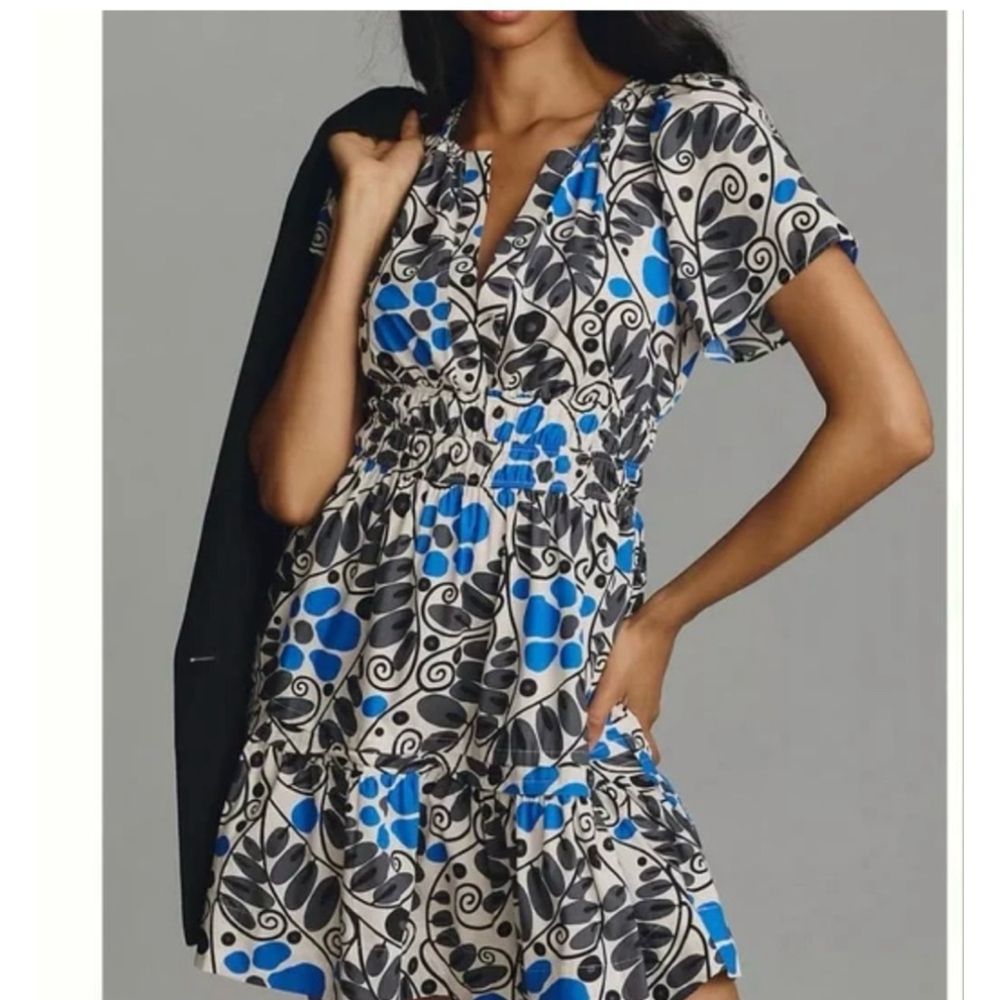 Anthropologie Somerset Women’s Short Sleeve Mini Dress size XXS